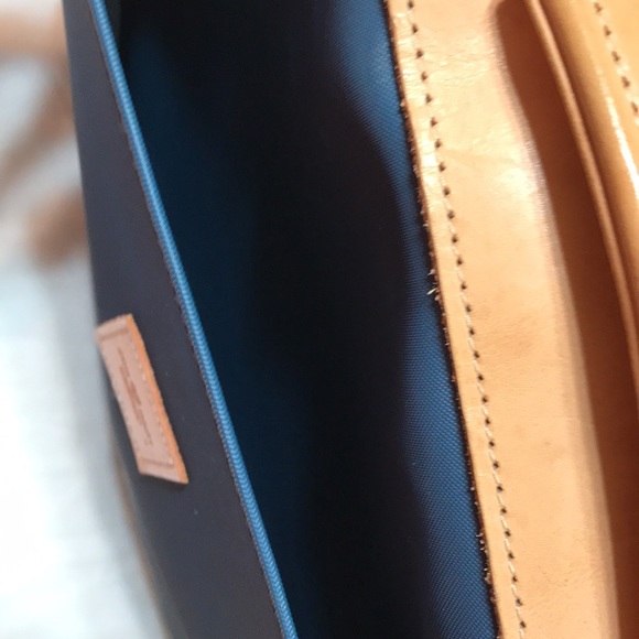 Jon Hart 15” padded coated canvas computer case with handle and leather trim - Picture 6 of 8